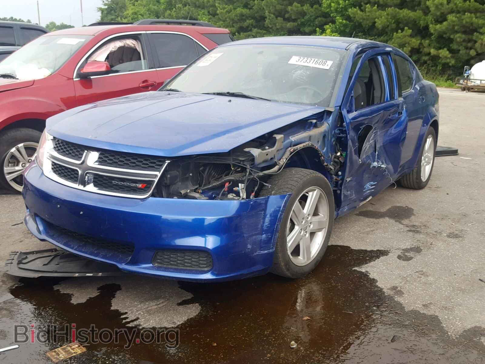 2013 DODGE AVENGER - VIN: 1C3CDZAB2DN644411 - Фото 2