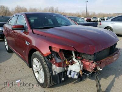 2014 Ford TAURUS Taurus SEL, бордовый — VIN 1FAHP2E80EG159386, Copart