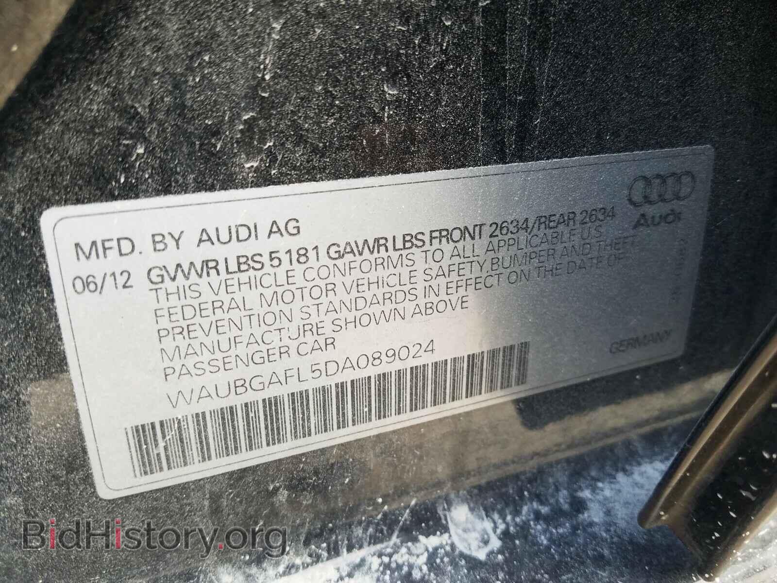 2013 AUDI S4/RS4 - VIN: WAUBGAFL5DA089024 - Фото 10
