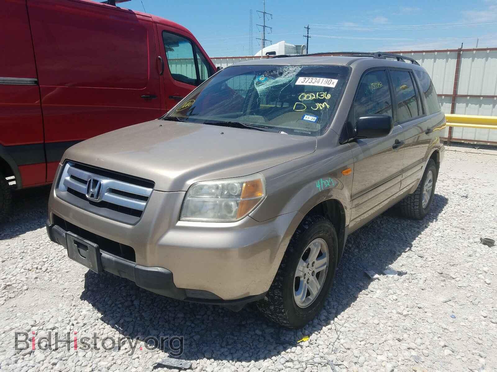 2007 HONDA PILOT - VIN: 5FNYF28137B002136 - Фото 2