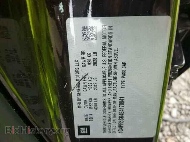 2014 BUICK VERANO - VIN: 1G4PR5SK4E4170941 - Photo 10