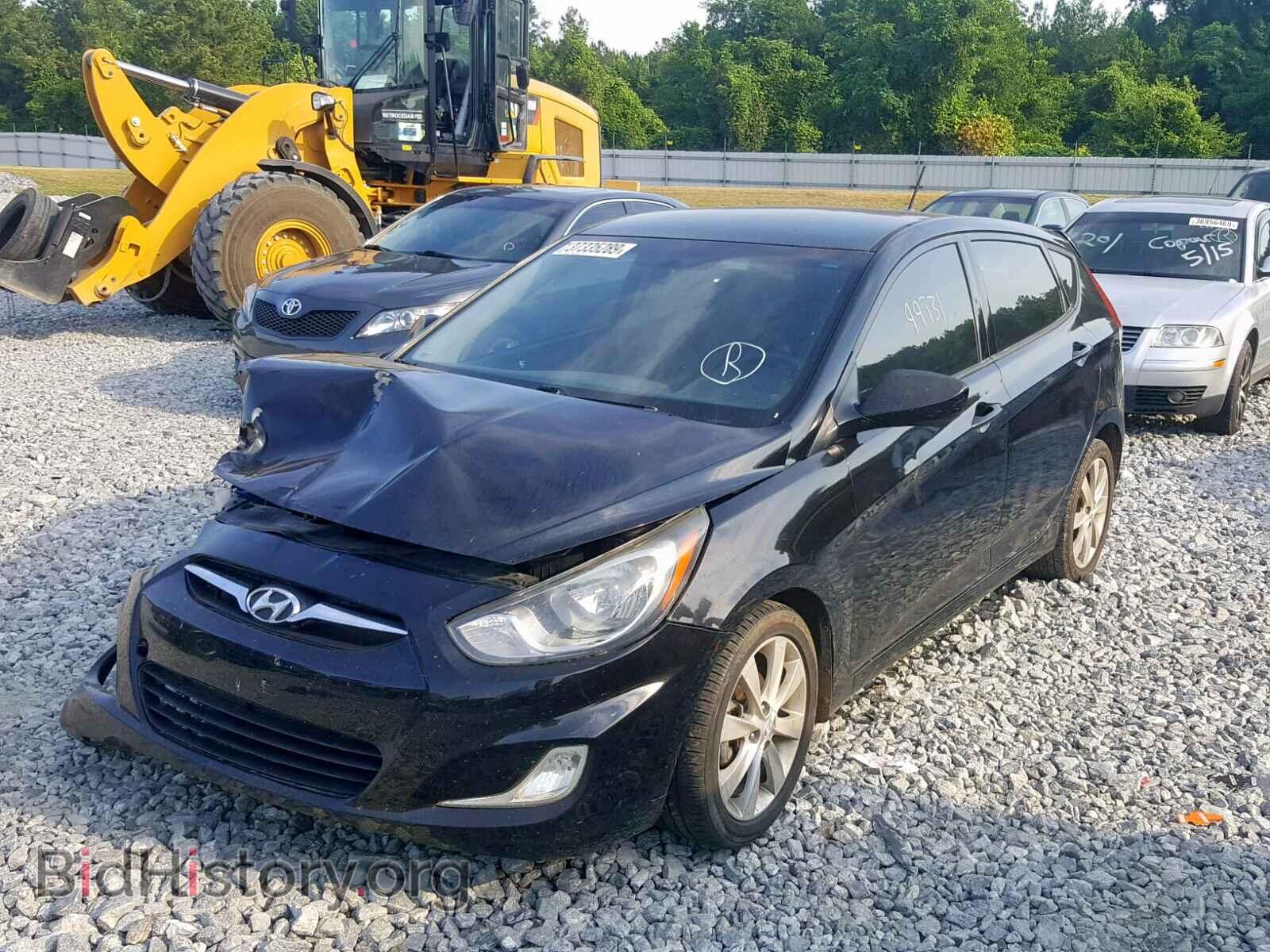 2012 HYUNDAI ACCENT - VIN: KMHCU5AE2CU022888 - Фото 2