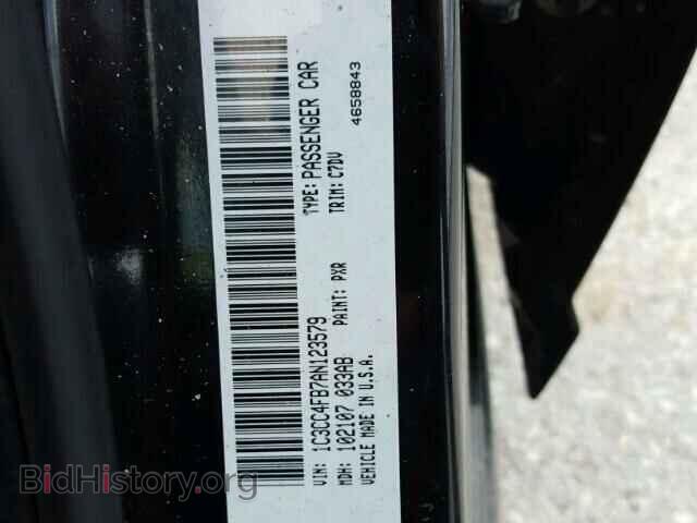 2010 CHRYSLER SEBRING - VIN: 1C3CC4FB7AN123579 - Photo 10