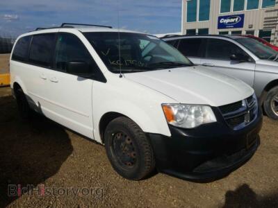 2011 Dodge CARAVAN Grand Cara, белый — VIN 2D4RN4DG1BR758030, Copart