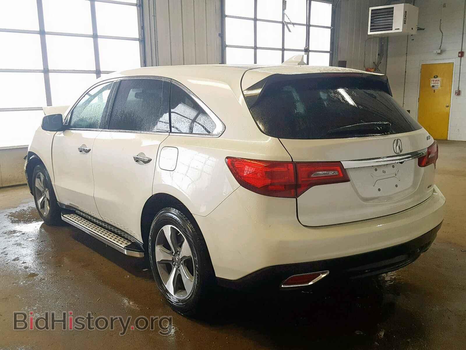 2014 ACURA MDX - VIN: 5FRYD4H23EB018357 - Фото 3