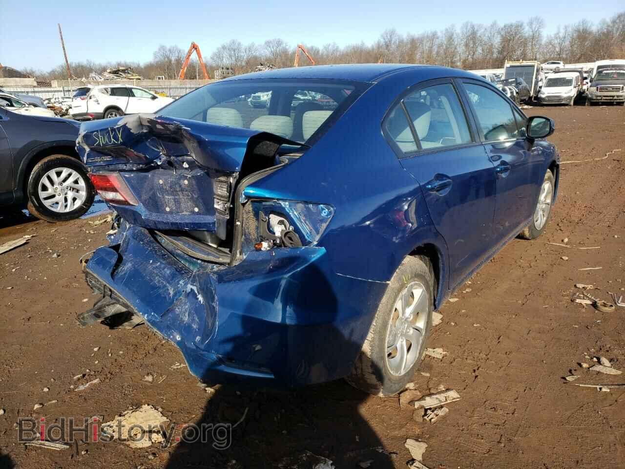 2013 HONDA CIVIC - VIN: 19XFB2F59DE244584 - Фото 4