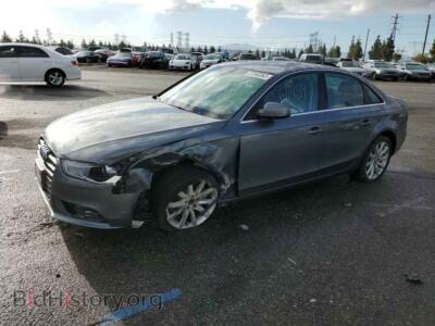 2013 Audi A4 A4 Premium, silver — VIN WAUEFAFL7DN010283, Copart