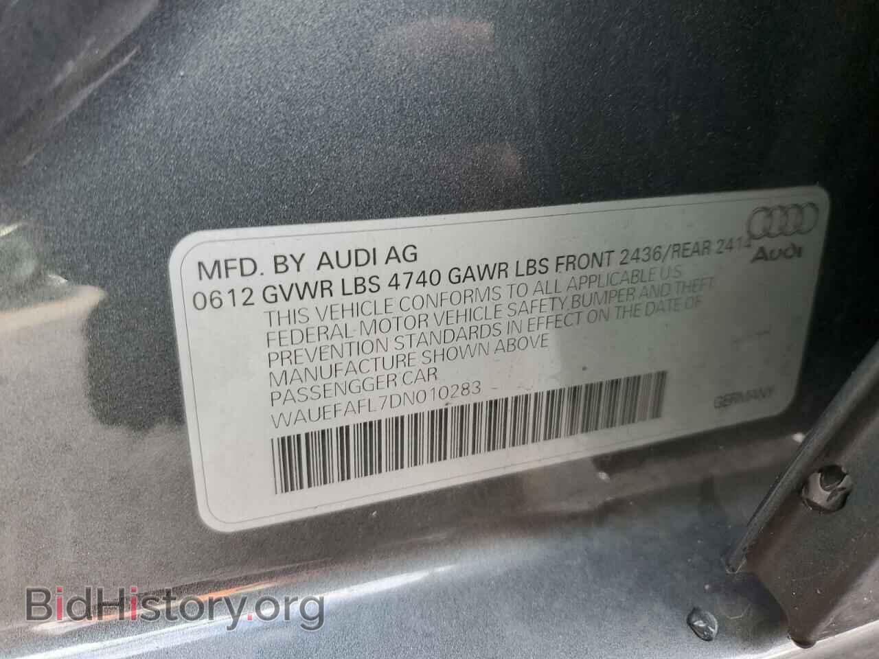 2013 AUDI A4 - VIN: WAUEFAFL7DN010283 - Фото 12
