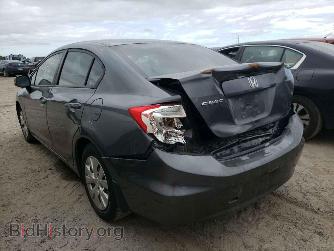 2012 HONDA CIVIC - VIN: 2HGFB2F52CH304676 - Фото 3