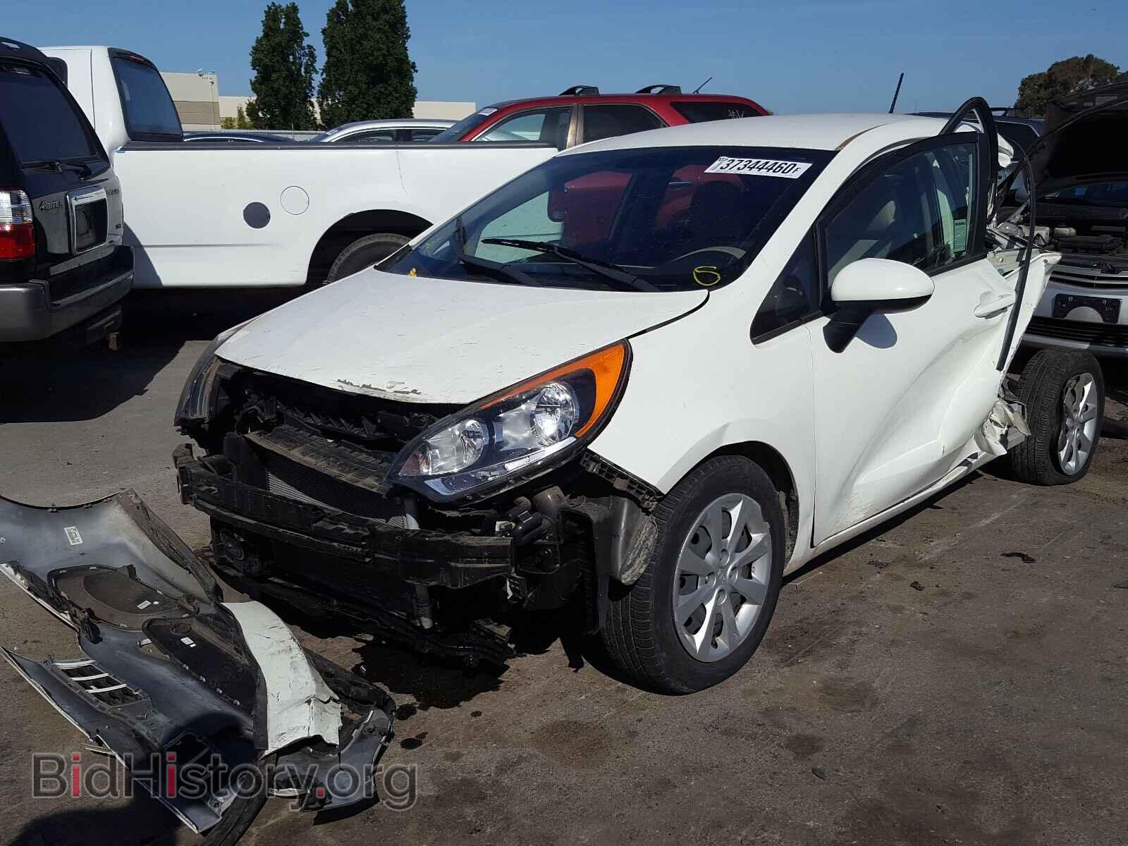 2013 KIA RIO - VIN: KNADM5A34D6228885 - Фото 2