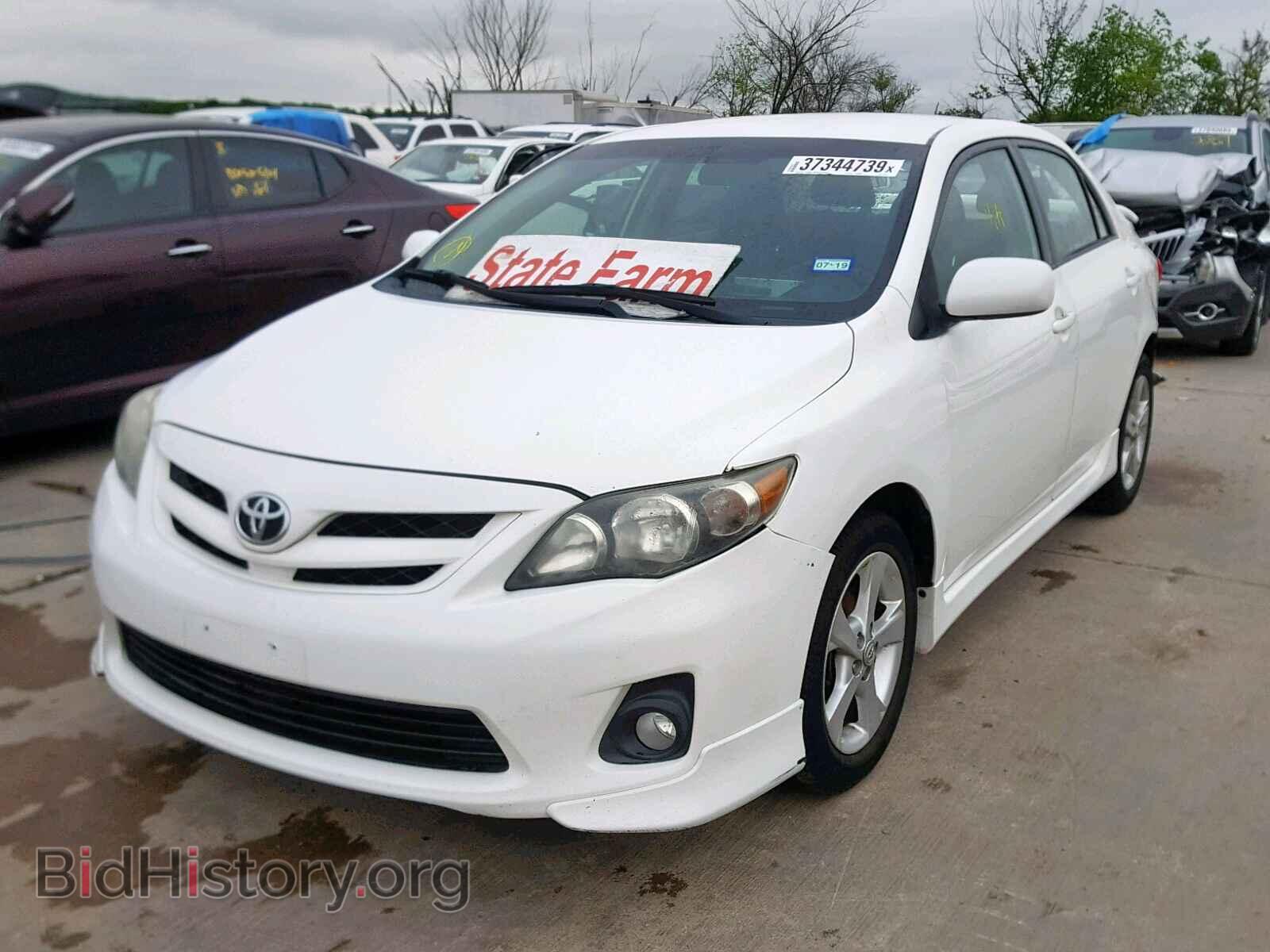 2011 TOYOTA COROLLA BA - VIN: 2T1BU4EE2BC613237 - Фото 2