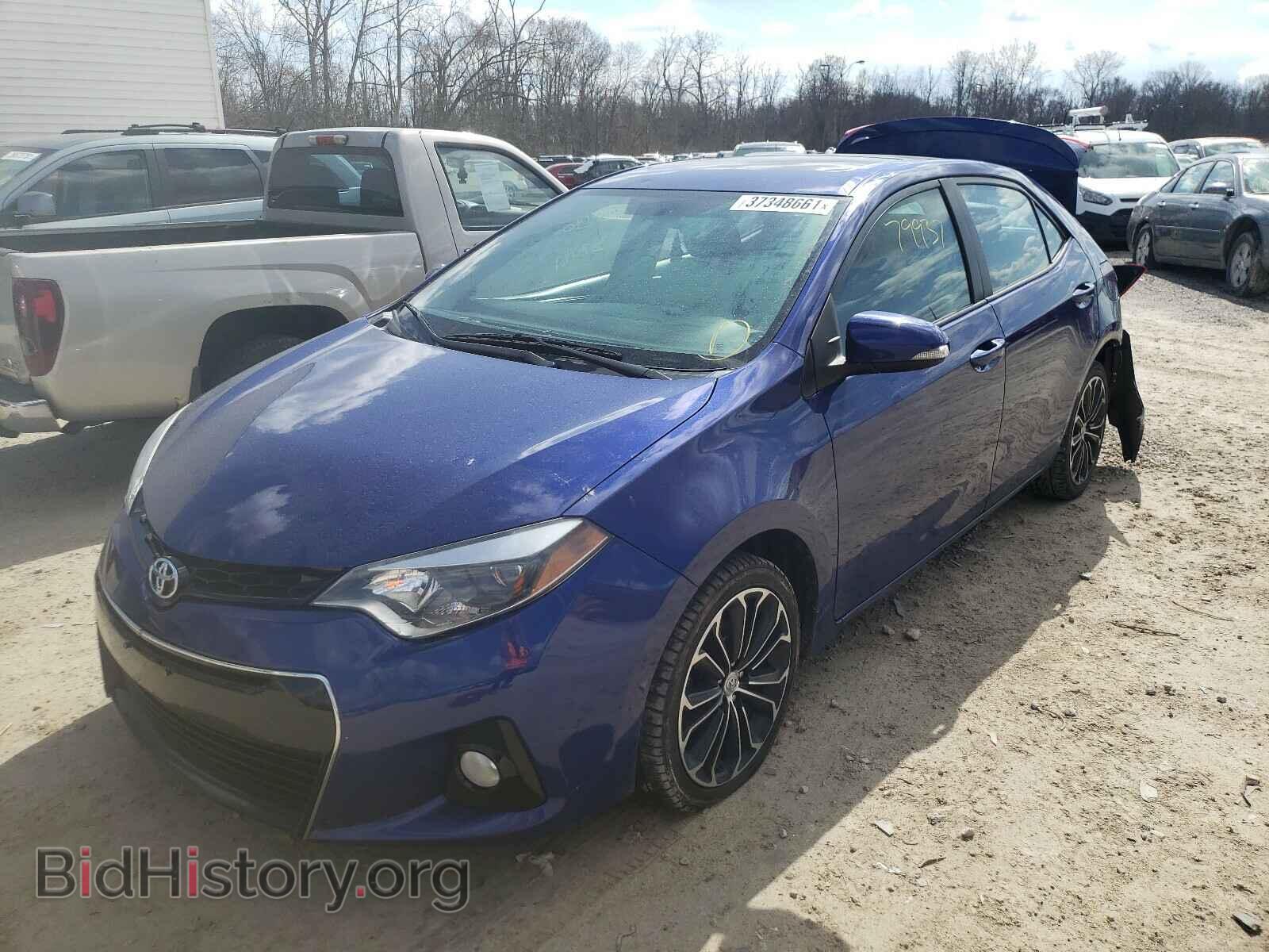 2014 TOYOTA COROLLA - VIN: 2T1BURHE6EC223853 - Фото 2