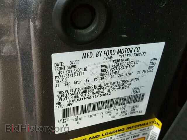 2011 FORD EXPEDITION - VIN: 1FMJU1H58BEF53642 - Фото 10