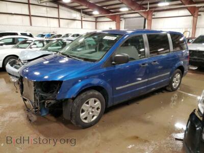 2010 Dodge CARAVAN Grand Cara, blue — VIN 2D4RN4DE4AR486229, Copart
