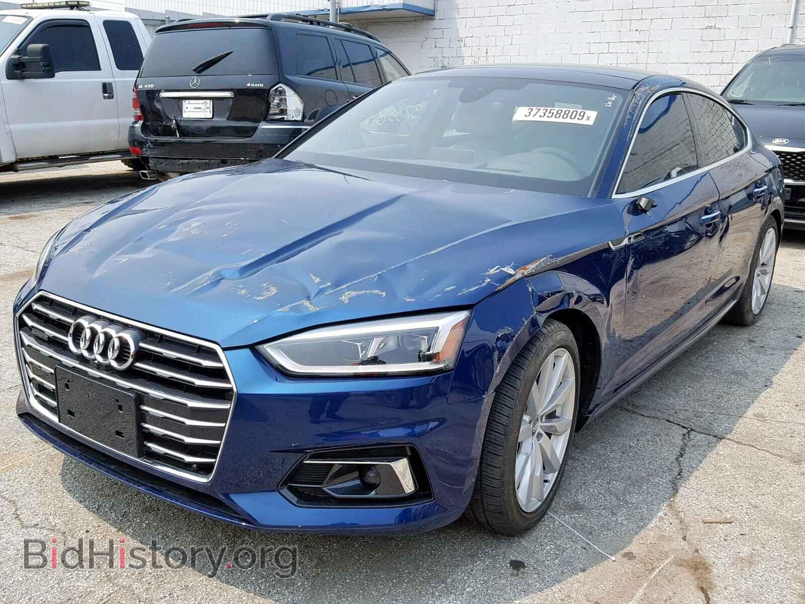 2018 AUDI A5 - VIN: WAUCNDF50JA010433 - Фото 2
