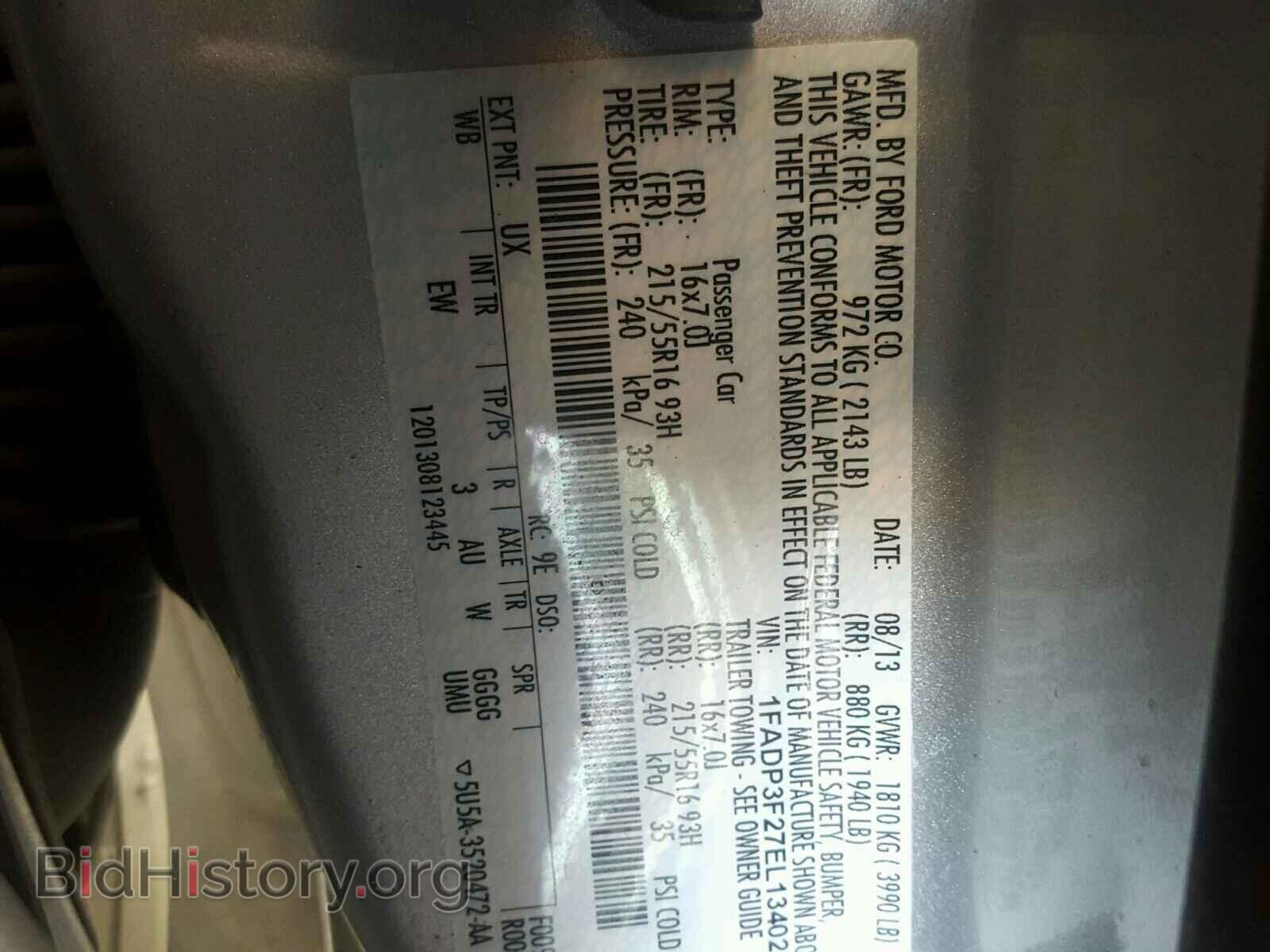 2014 FORD FOCUS - VIN: 1FADP3F27EL134023 - Photo 10
