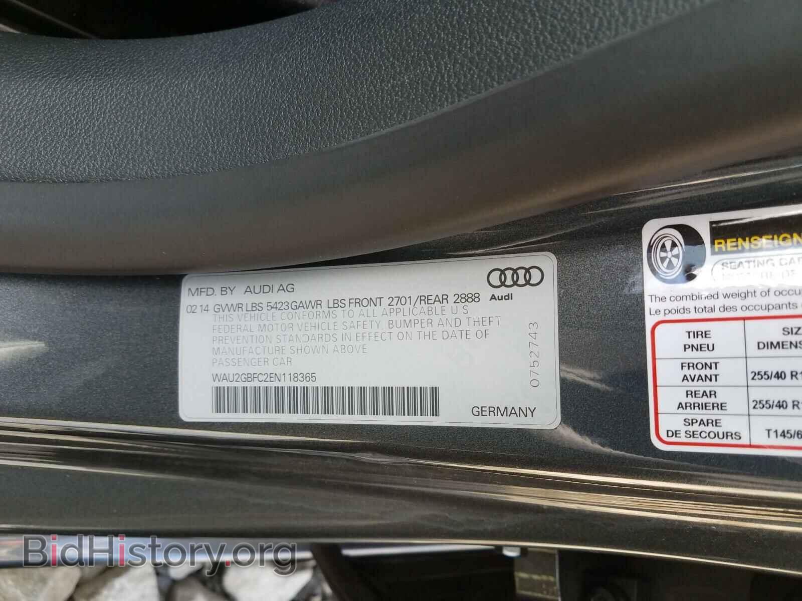 2014 AUDI A7 - VIN: WAU2GBFC2EN118365 - Фото 10