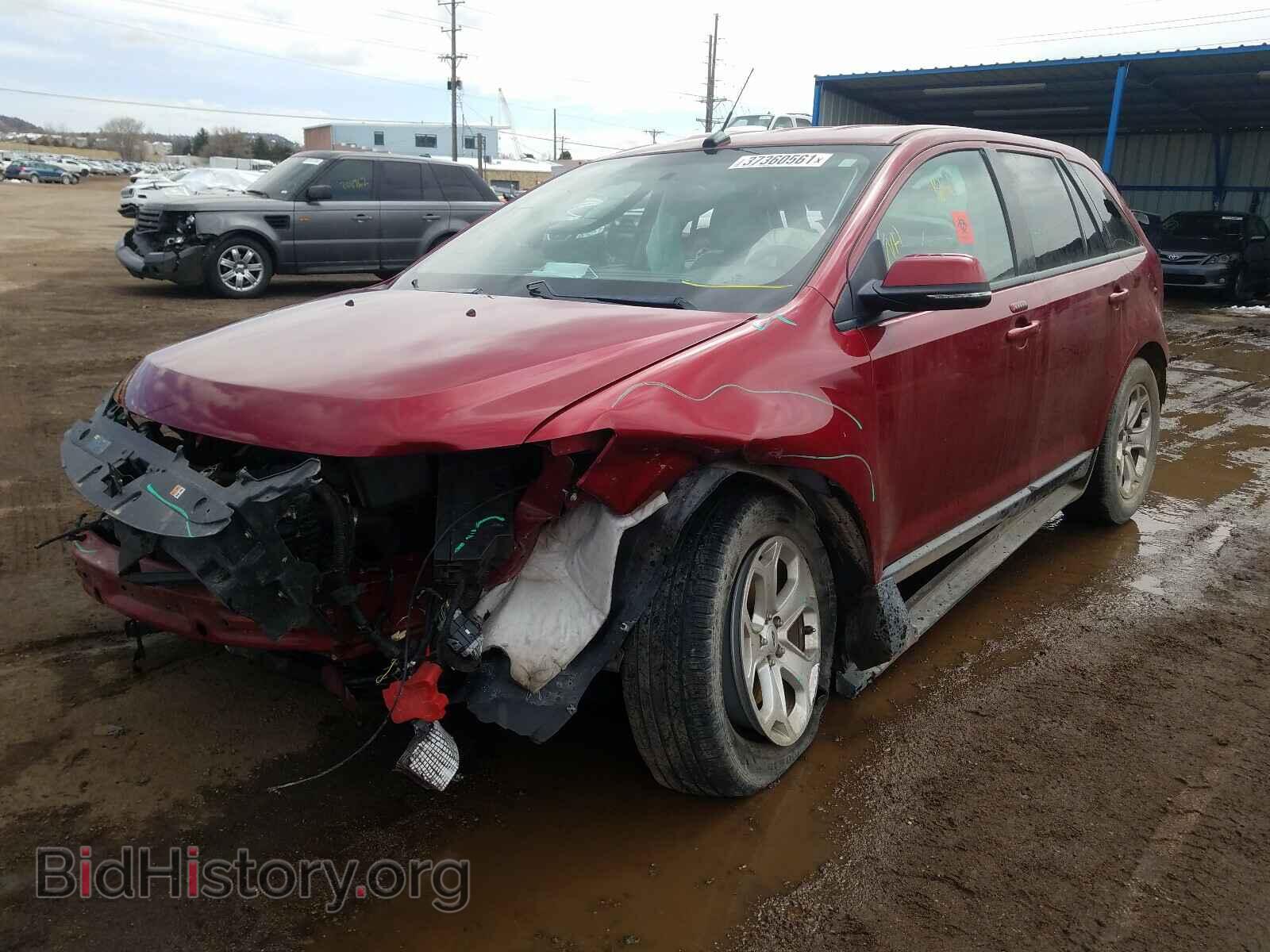 2014 FORD EDGE - VIN: 2FMDK3J93EBB64936 - Фото 2