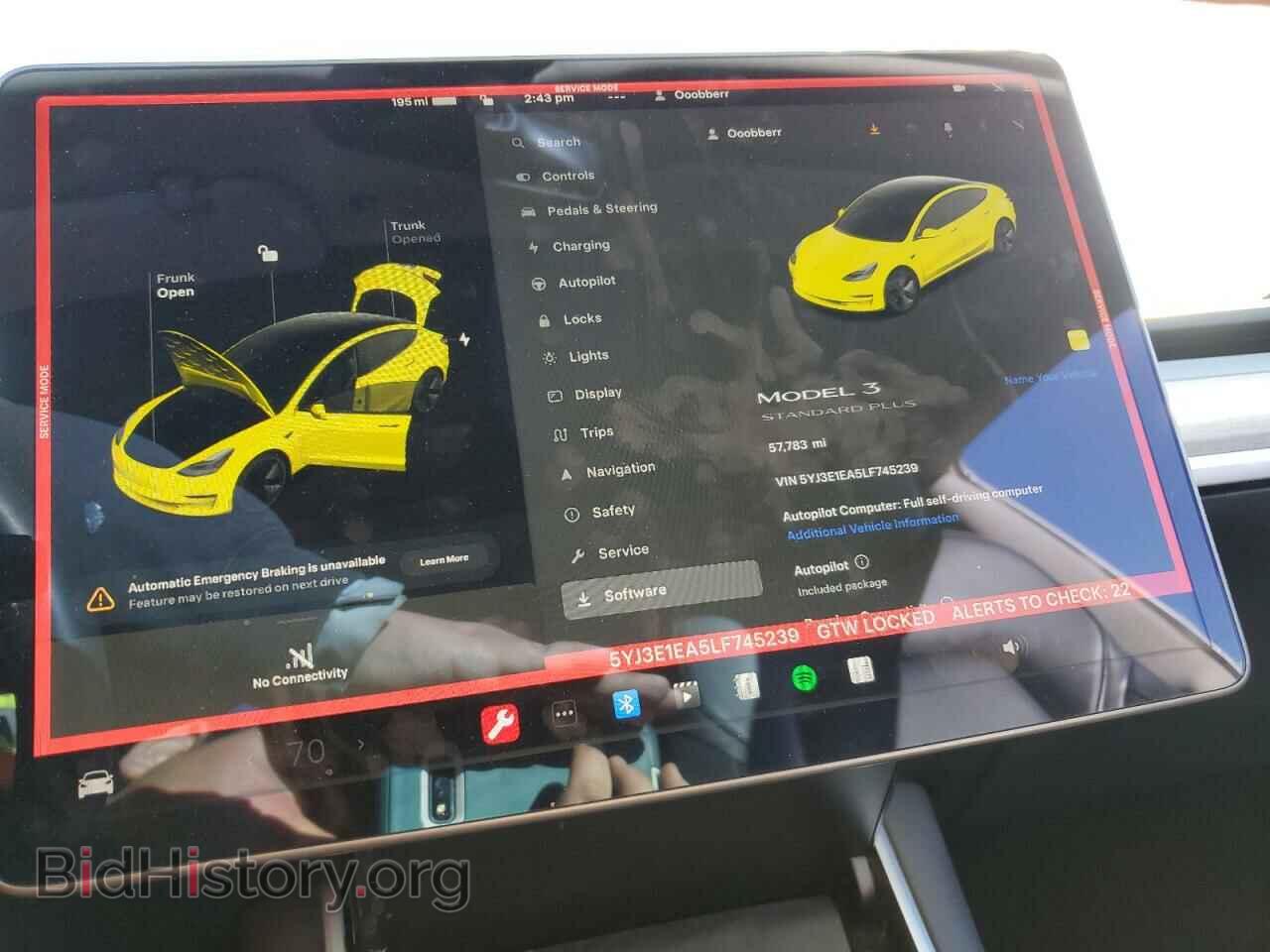 2020 TESLA MODEL 3 - VIN: 5YJ3E1EA5LF745239 - Фото 9
