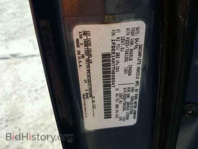 1996 FORD ECONOLINE - VIN: 1FDEE14H7THB08047 - Photo 10