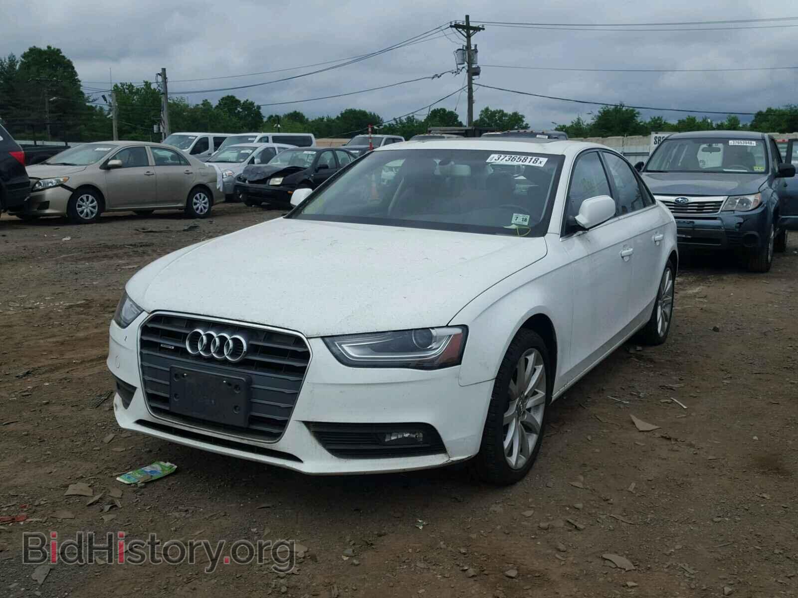 2013 AUDI A4 - VIN: WAUBFAFL2DN050354 - Фото 2