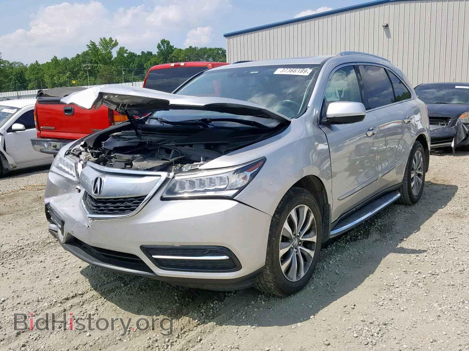 2014 ACURA MDX - VIN: 5FRYD3H47EB003372 - Фото 2