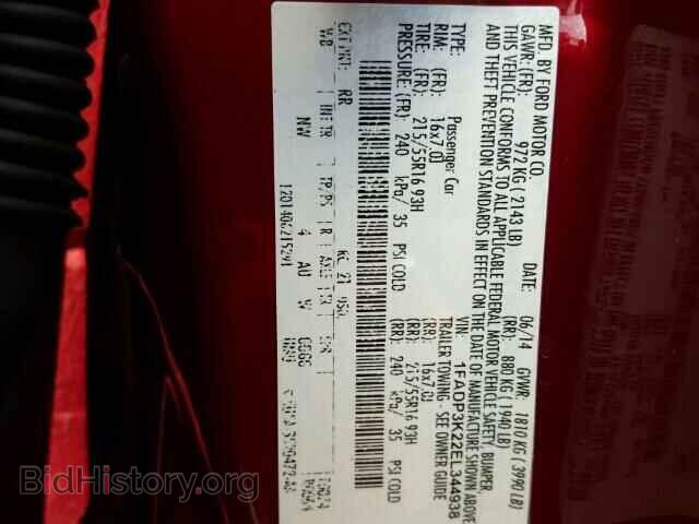 2014 FORD FOCUS - VIN: 1FADP3K22EL344938 - Photo 10