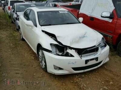 2006 Lexus IS, белый — VIN JTHCK262965002030, Copart