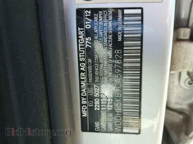 2012 MERCEDES-BENZ E - VIN: WDDHF5KB9CA597828 - Photo 10