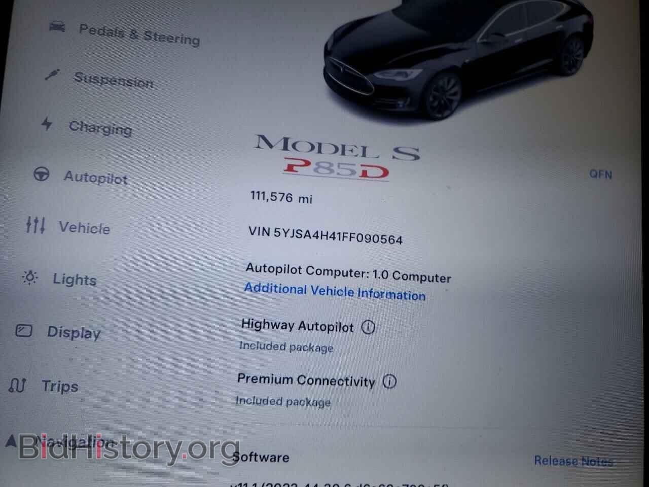 2015 TESLA MODEL S - VIN: 5YJSA4H41FF090564 - Photo 9