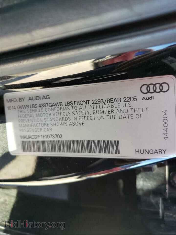 2015 AUDI A3 - VIN: WAUACGFF1F1073703 - Фото 10