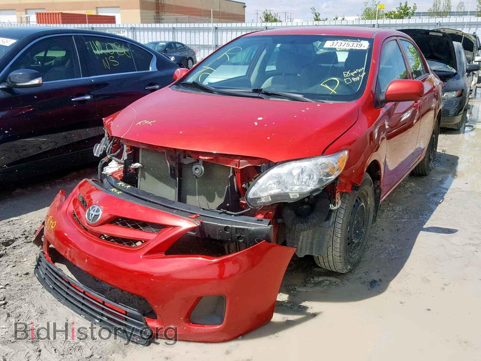 2012 TOYOTA COROLLA BA - VIN: 2T1BU4EE5CC914442 - Фото 2