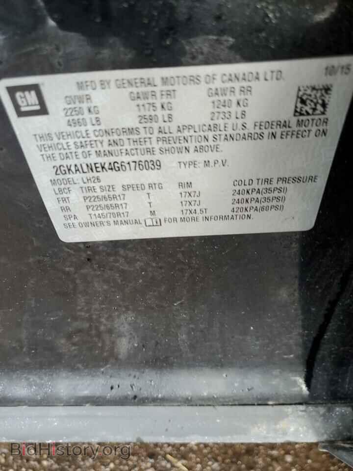 2016 GMC TERRAIN - VIN: 2GKALNEK4G6176039 - Фото 13