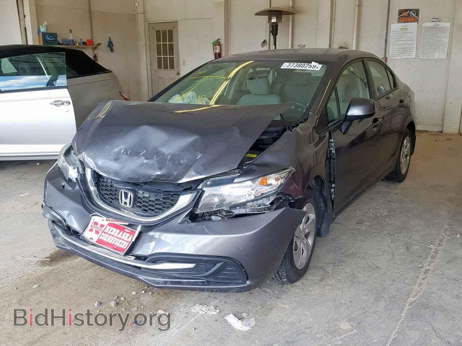 2013 HONDA CIVIC LX - VIN: 19XFB2F57DE049664 - Фото 2