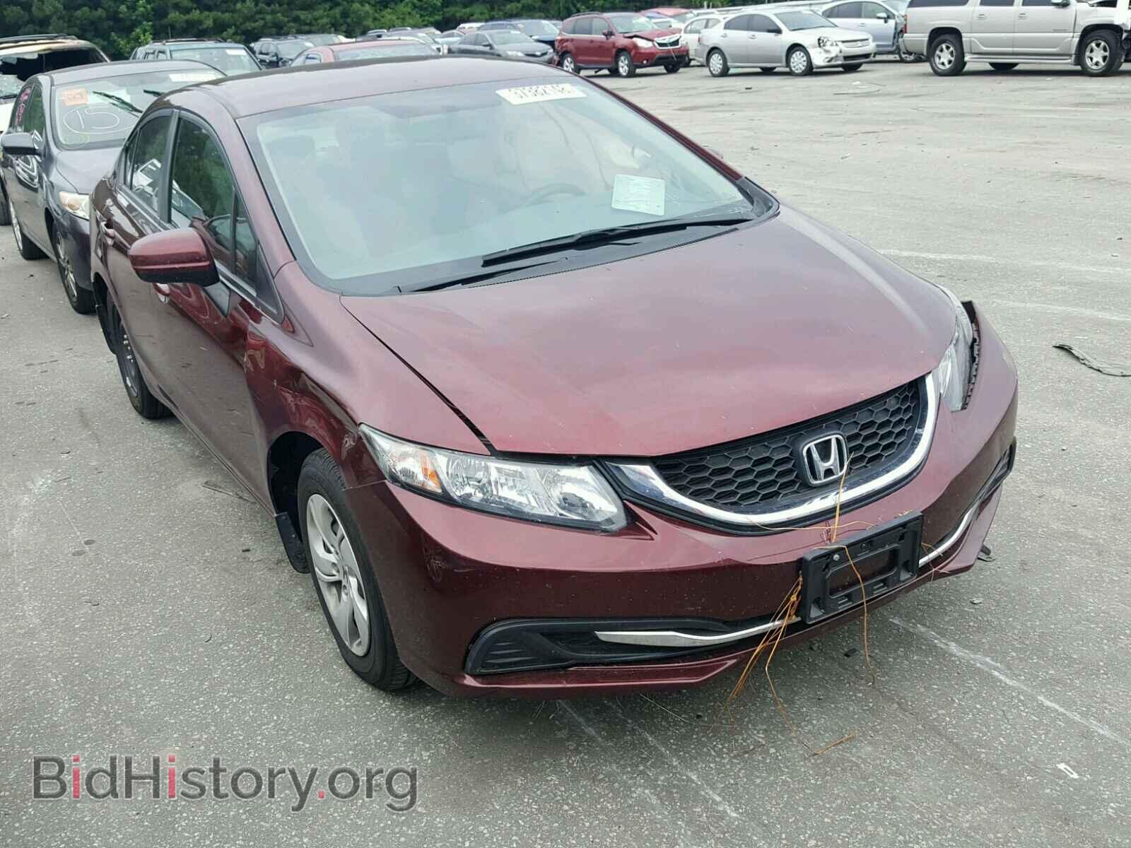 Фотография 19XFB2F53EE083795 - HONDA CIVIC LX 2014