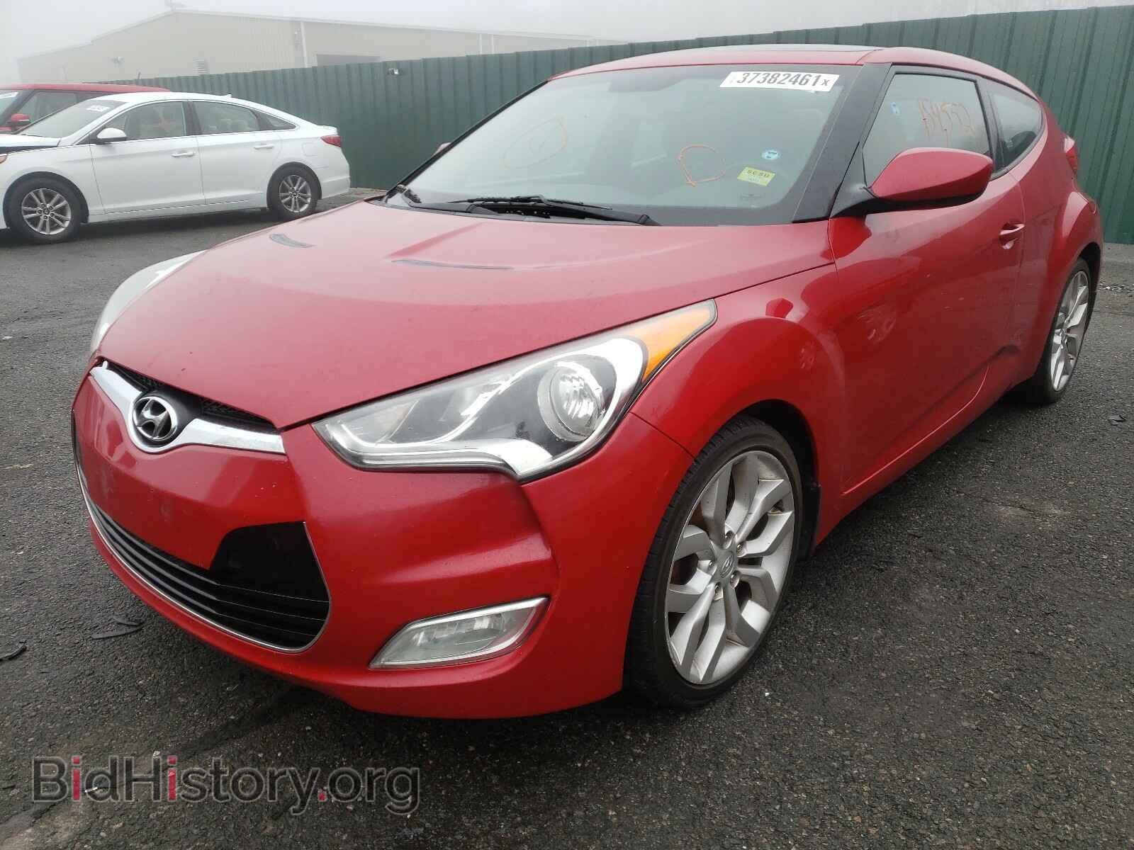 2012 HYUNDAI VELOSTER - VIN: KMHTC6AD0CU063164 - Фото 2
