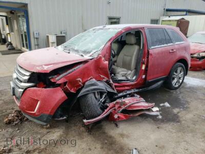 2012 Ford EDGE Edge SEL, красный — VIN 2FMDK3JC7CBA92471, Copart