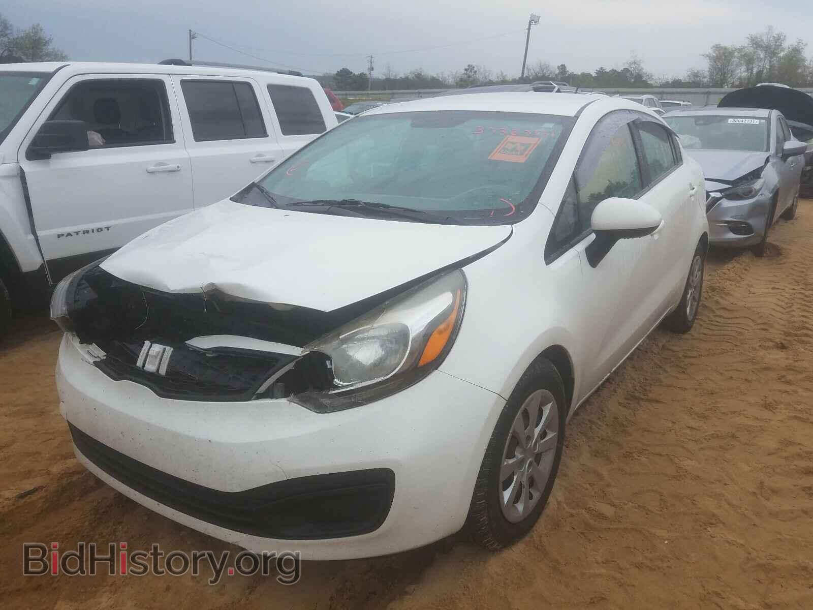 2013 KIA RIO - VIN: KNADM4A39D6284573 - Фото 2