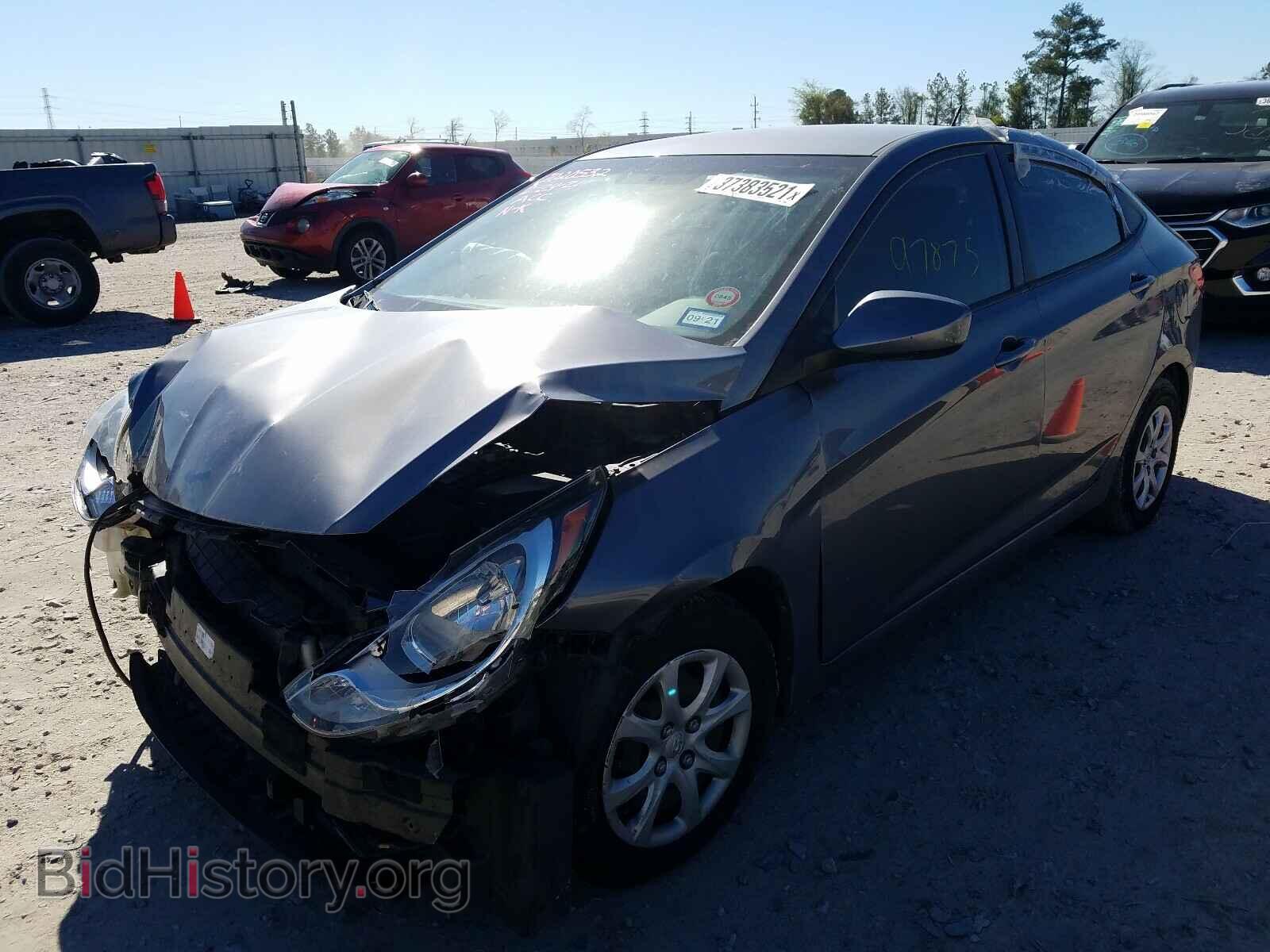 2014 HYUNDAI ACCENT - VIN: KMHCT4AE2EU728808 - Photo 2