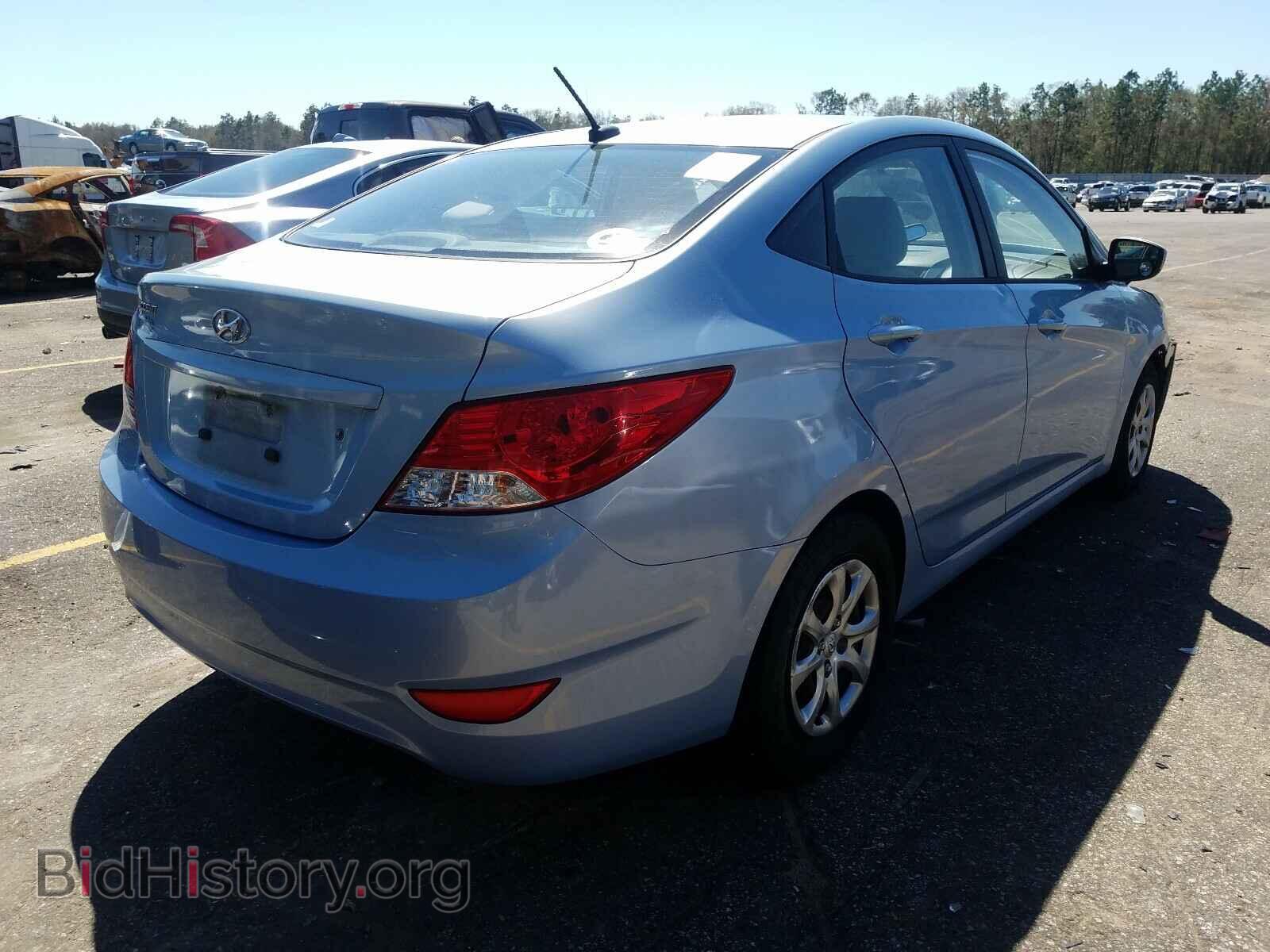2012 HYUNDAI ACCENT - VIN: KMHCT4AE6CU252088 - Фото 4