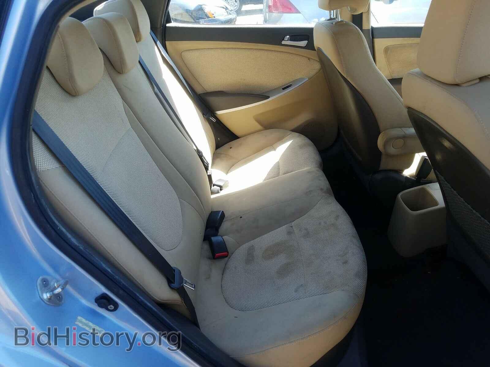 2012 HYUNDAI ACCENT - VIN: KMHCT4AE6CU252088 - Фото 6