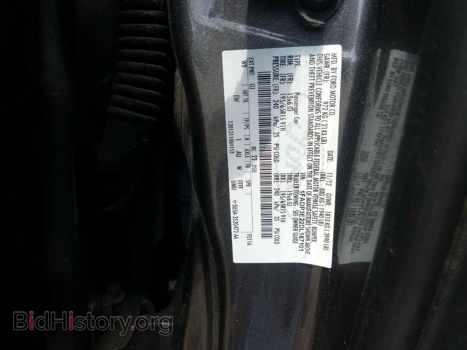 2013 FORD FOCUS - VIN: 1FADP3E22DL187101 - Photo 10