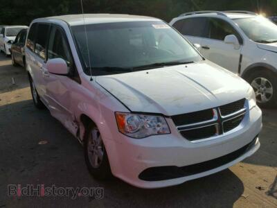 2013 Dodge CARAVAN Grand Cara, white — VIN 2C4RDGCG9DR503230, Copart