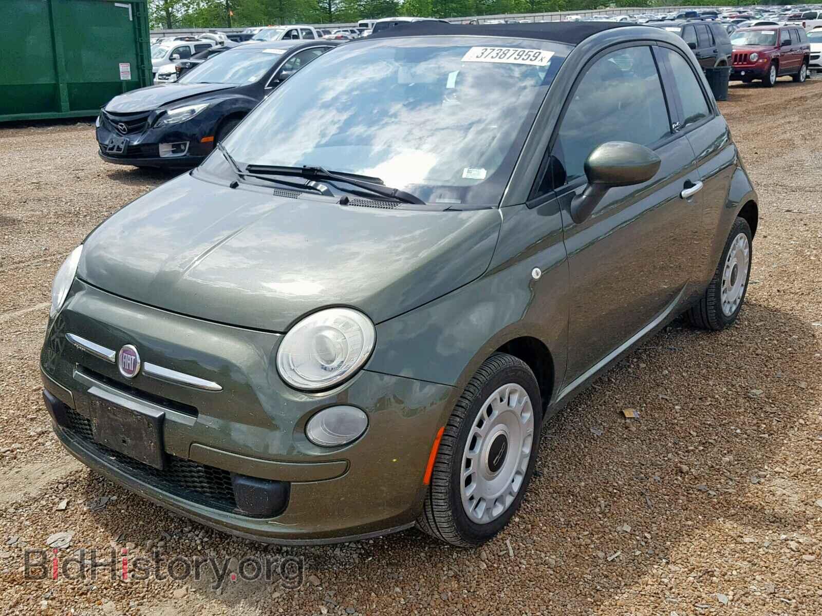 2012 FIAT 500 - VIN: 3C3CFFDR1CT167390 - Фото 2