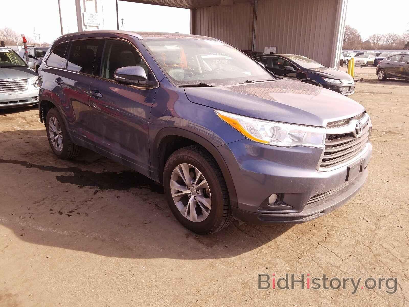 Photo 5TDKKRFH7ES021890 - TOYOTA HIGHLANDER 2014