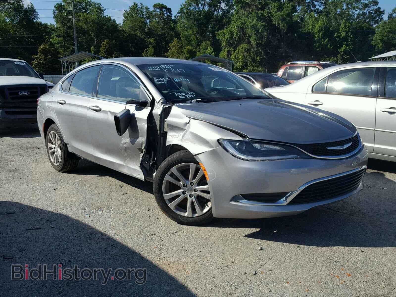 Фотография 1C3CCCAB2GN108451 - CHRYSLER 200 2016