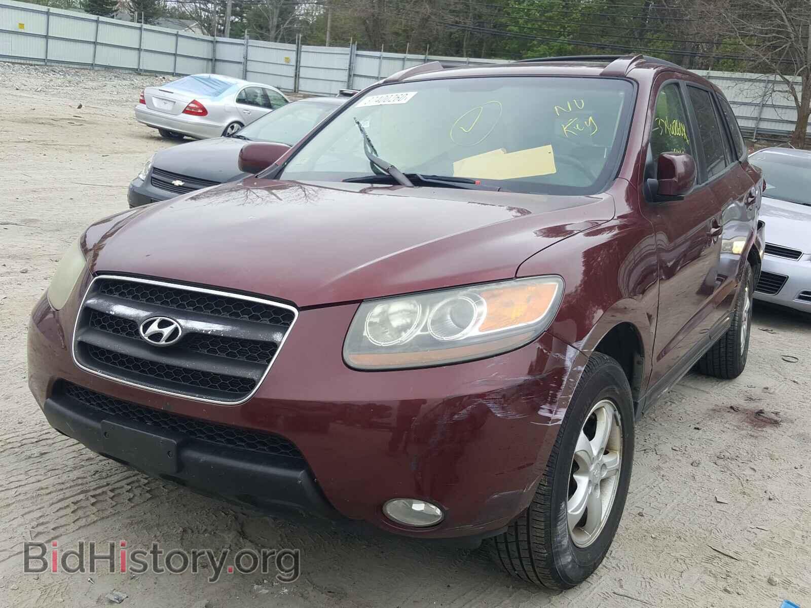 2007 HYUNDAI SANTA FE - VIN: 5NMSG73D17H024488 - Фото 2