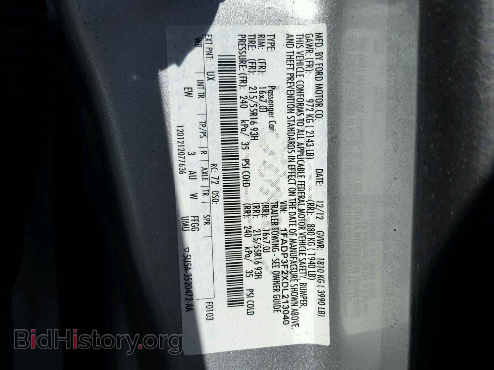 2013 FORD FOCUS - VIN: 1FADP3F2XDL213040 - Photo 10