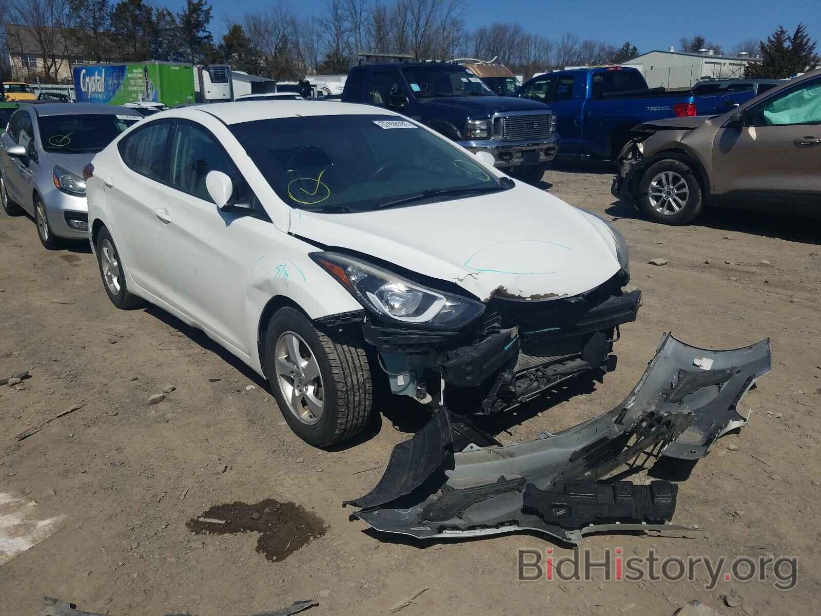 Photo 5NPDH4AE1EH526868 - HYUNDAI ELANTRA 2014