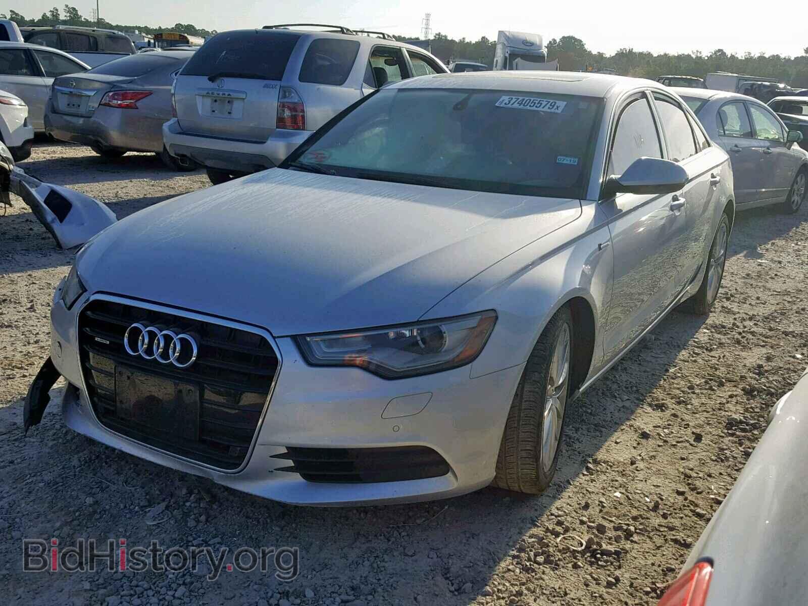 2013 AUDI A6 - VIN: WAUGGAFC8DN115517 - Фото 2
